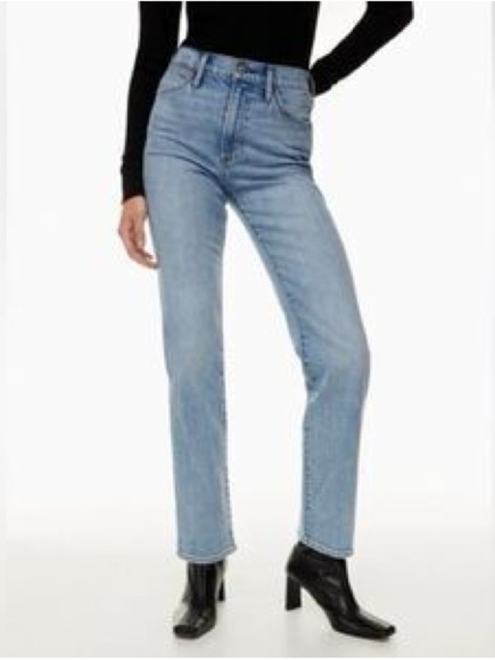 ARITZIA DENIM FORUM THE JANE 70’S SUPER HIGH BOOT